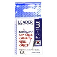 Гачки для лову риби, №3, Leader Idumezina, 9шт/уп, колір BN
